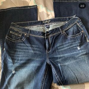 Amethyst Wide Bootcut Jeans